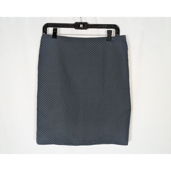 Kenar Skirt 4 Women's Blue Polka Dot Straight Skirt Career Wear Wear to Work - Picture 1 of 6